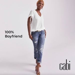 [NEW] Cabi 100% Boyfriend Jeans (Super destructive wash) Size: 8 (2nd pair)
